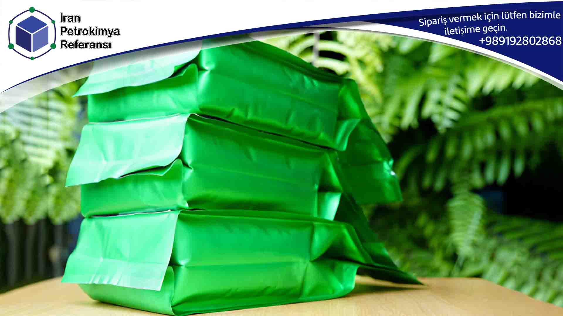 Dayanıklı polietilen 0035 plastik ambalajlı üç ürün
