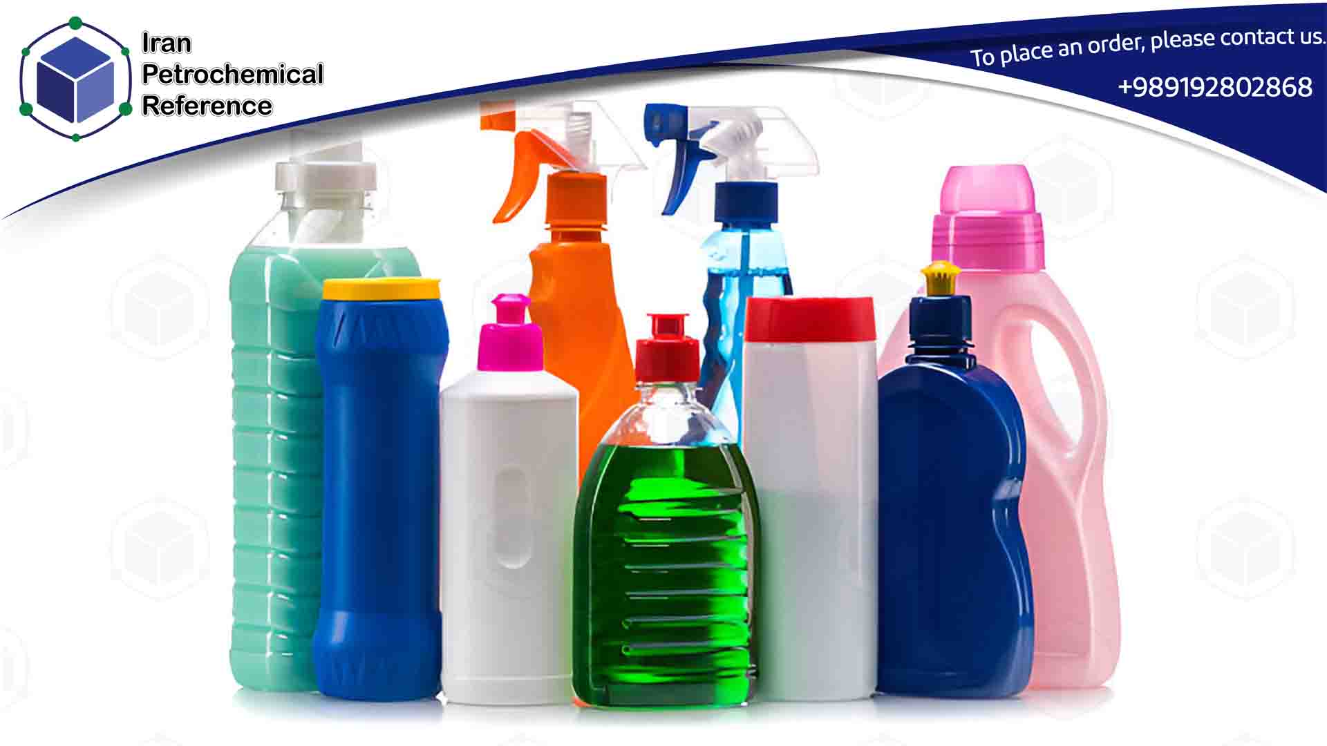Chemical detergent containers made of polyethylene 0035
