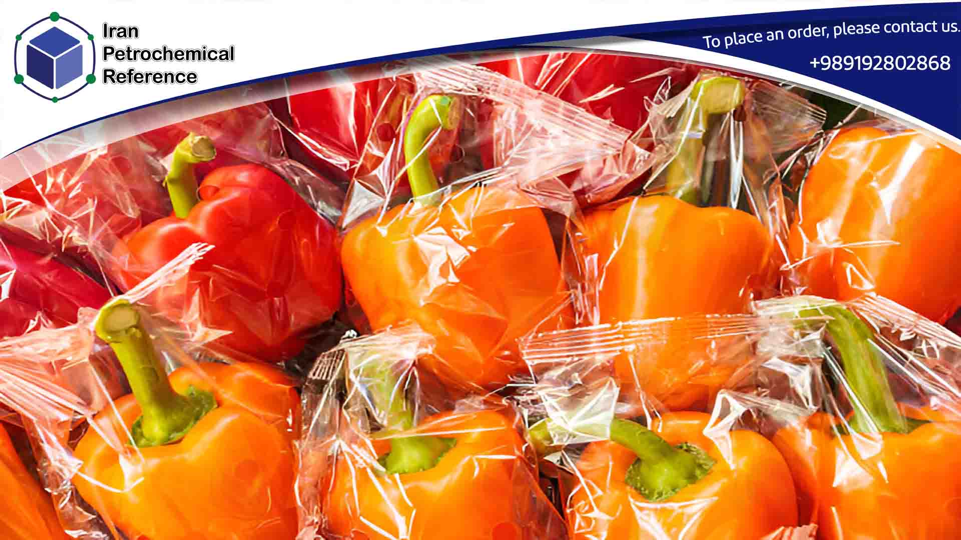 Peppers packaged with LLDPE 209 plastic.
