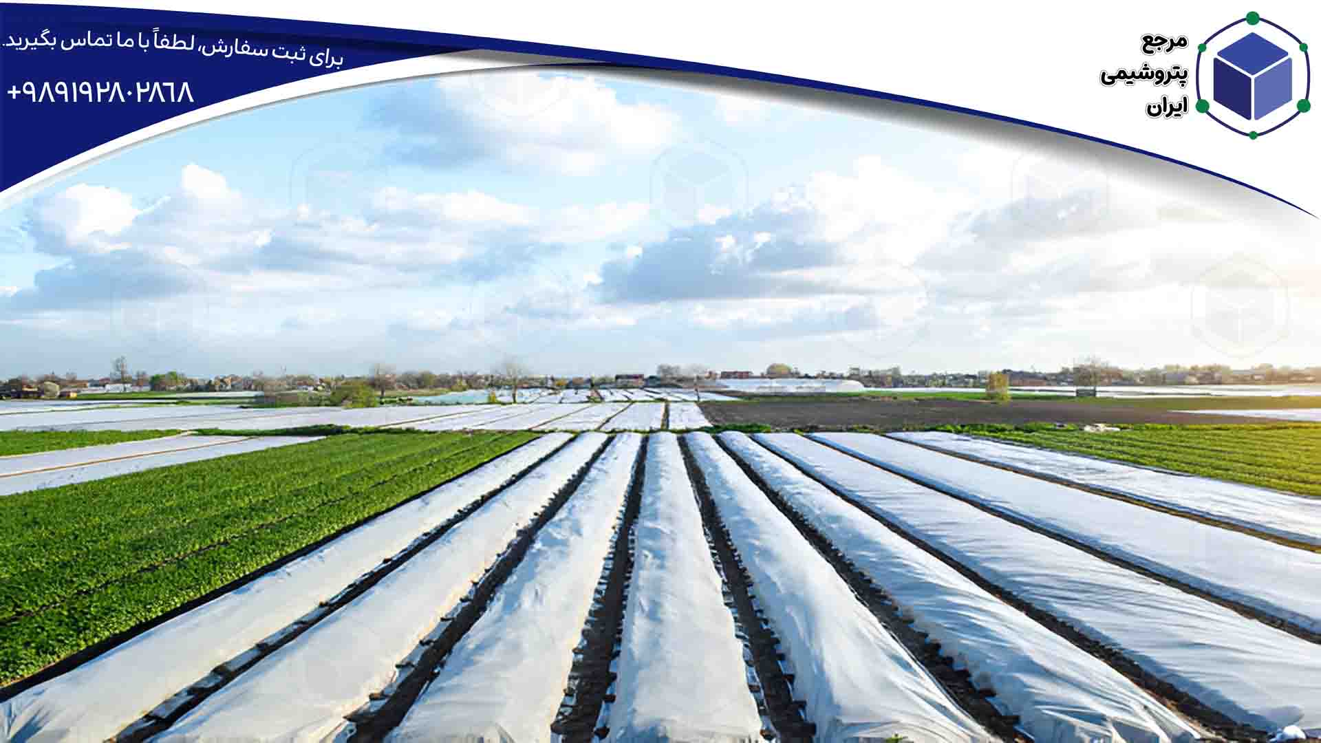 پلاستیک عریض LLDPE 209 در مزرعه کشاورزی.